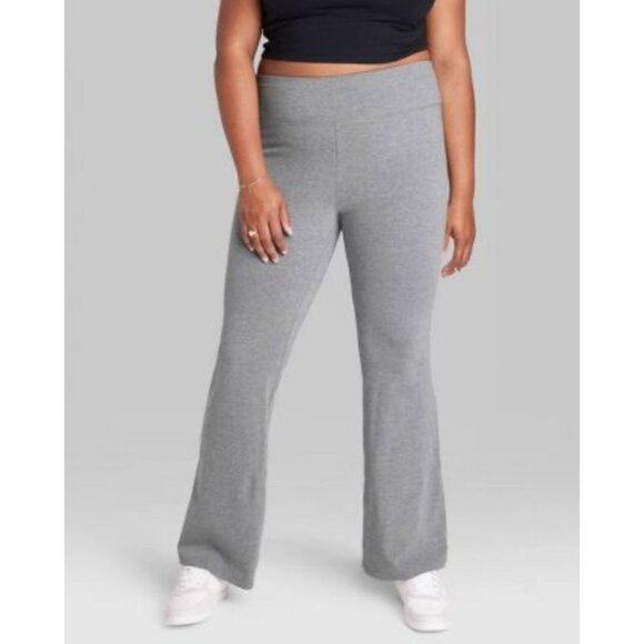Wild Fable - Women's High-Waisted Flare Leggings - Gray - 3X - Picture 1 of 14